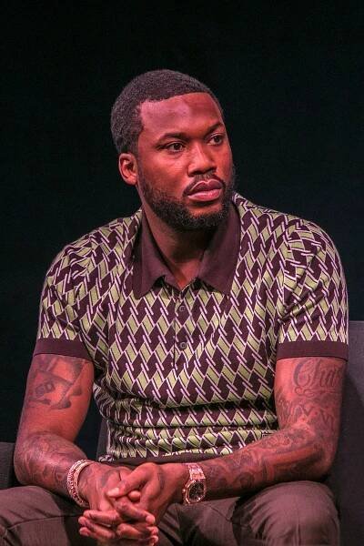 Portrait of Rapper Meek Mill