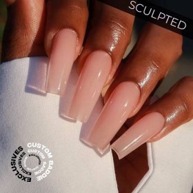Soft Glam Nude| Cover Neutral| CUSTOM BADDIE EXCLUSIVE| 18PC Reusable Press Ons| Hand Sculpted Nails| Nude Nails| Black Girl Nails