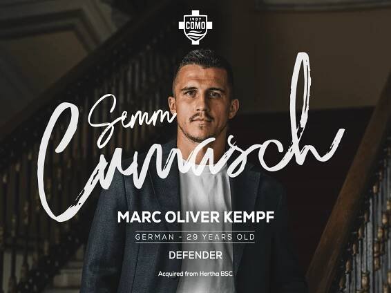 Como 1907 Signs German Defender Marc Oliver Kempf - Como 1907