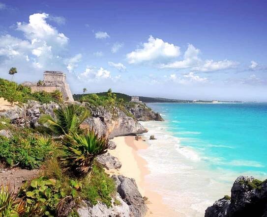 Schönste Orte Mexikos: die Ruinen von Tulum an der Riviera Maya