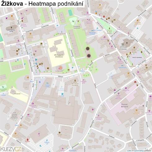 Žižkova - mapy | Kurzy.cz