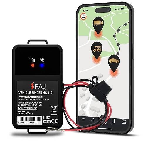 Návod k použití PAJ GPS V.2.0 DE VEHICLE Finder 4G 1.0 GPS Tracker