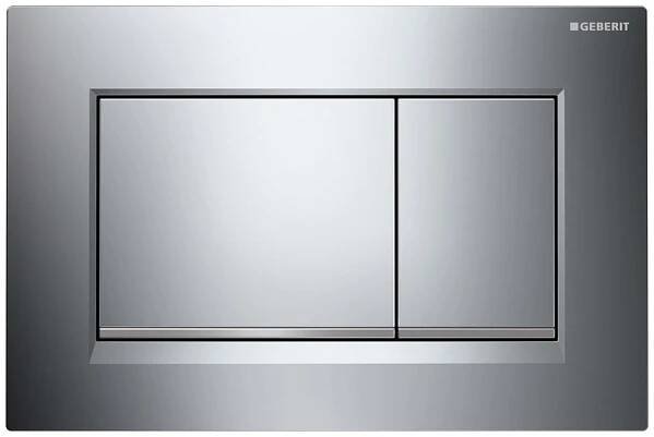 Geberit Sigma20 splachovací tlačítko pro WC lesklý chrom-matný chrom 115.883.KH.1