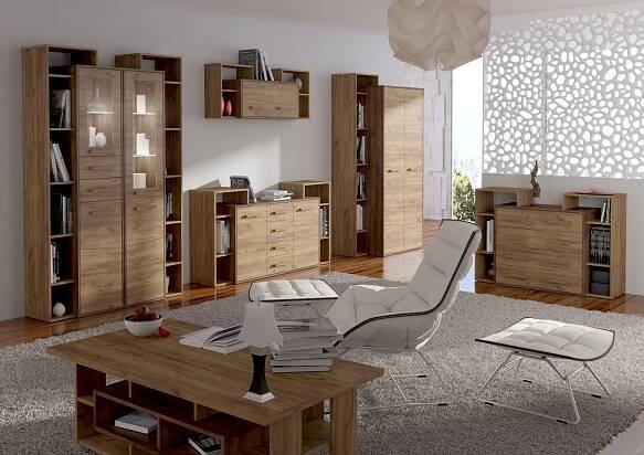 Obývací stěna Rio 10 Dekor lamina dub artisan