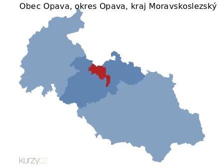 Opava v kraji Moravskoslezský