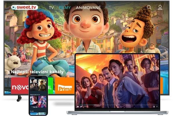 Roční předplatné internetové televize Sweet.tv | Slevomat.cz