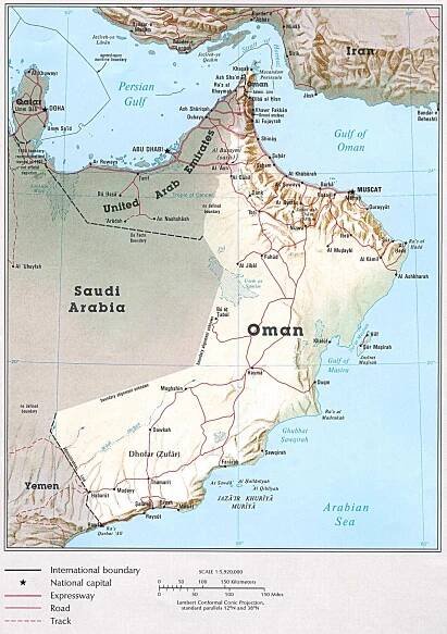 Oman Karte - goudenelftal