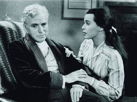 Světla ramp - Z filmu - Charlie Chaplin, Claire Bloom