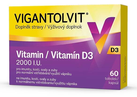 Vigantolvit D3 2000 I.U. 60 tobolek