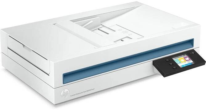 HP Scanjet Pro N4600 fnw1 Skener s plochou podložkou a ADF 1200 x 1200 DPI A5 Bílá