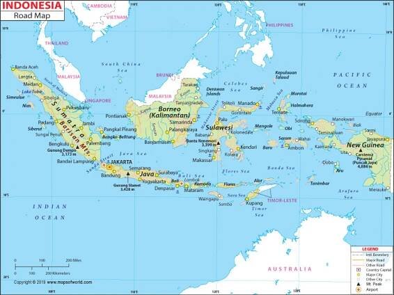Indonesia Road Map