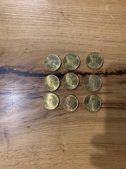 Mince 20kč s T. G Masarykem, Edvardem Benešem a M. R. Štefáni