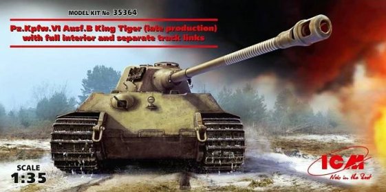 1:35 Pz.Kpfw.VI Ausf.B King Tiger Late w/ Interior