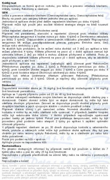 Advantix pro psy 25-40kg spot-on 4x4ml - Lékárna Krupská