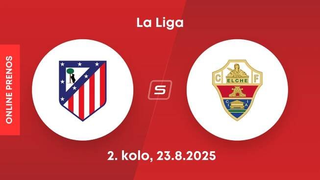 Atlético Madrid - Elche: ONLINE prenos z 2. kola La Ligy.