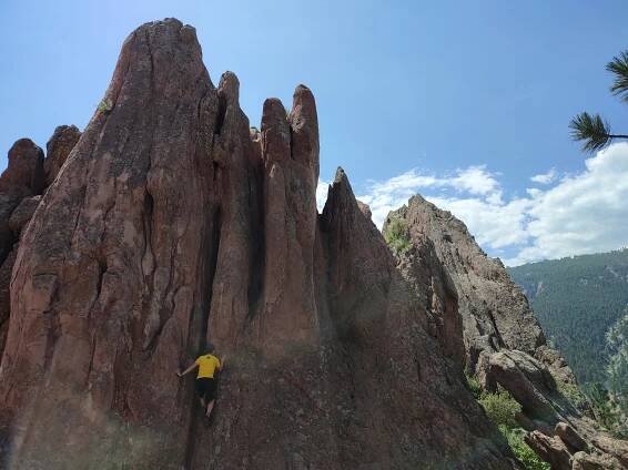Boulder a Rocky Mountains (Colorado)