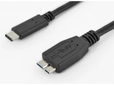 PremiumCord Kabel USB 3.1 konektor C/male - USB 3.0 konektor Micro-B/male, 0,6m