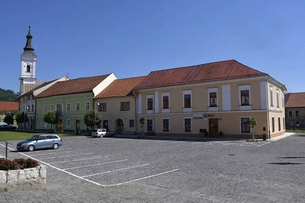Spišské Podhradie: evanjelický kostol, Mariánske námestie, 22.8.2020