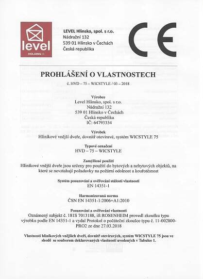 Level Hlinsko - Stavební firma 