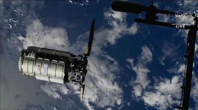SS Sally Ride Cygnus arrives at ISS on NG-18 mission