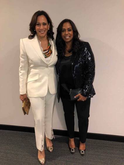 Kamala Harris and Maya Harris.
