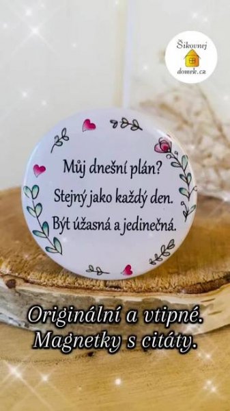 Milé ženy, sháníte originální, vtipné vánoční dárky 🎁🎄 pro kolegyně do práce, kamarádky, rodinu …. ☺️Tak tady je máte ☺️ Několik na ukázku. V nabídce je přes 80 motivů. S magnetky s citáty zajisté zabodujete 😁👌 ❣️❣️A nyní v listopadu stále BALÍKOVNA za 45kč ❣️❣️❣️❣️⭐️magnet⭐️citát⭐️vánoční dárek⭐️vtipné citáty⭐️dárky pro přátele⭐️dárky pro kamarádku⭐️vánoční dárek⭐️magnet⭐️špendlík na oděv⭐️kamarádka⭐️kolegyně⭐️afirmace⭐️dekorace⭐️kovový magnet na lednici⭐️přátelé⭐️diy vánoce⭐️diy dárky⭐️doplňky⭐️advent⭐️