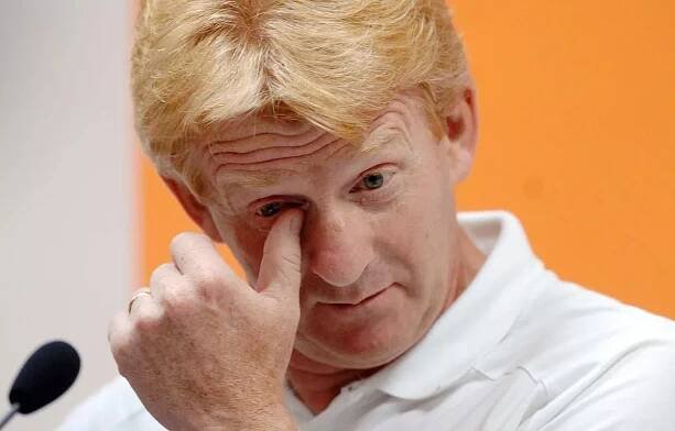 Crestfallen Gordon Strachan after the game