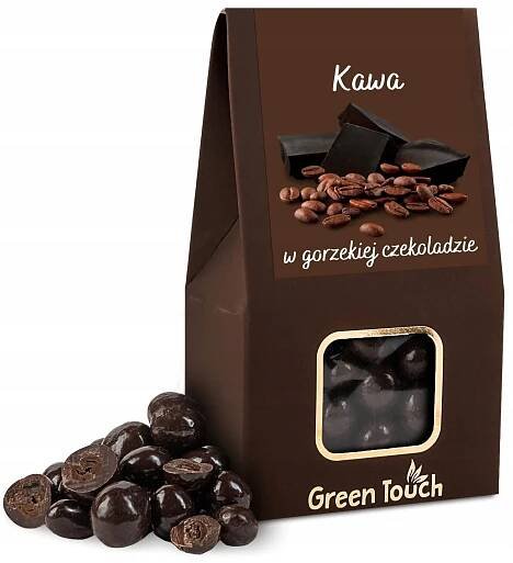 Káva zrna v hořké čokoládě 100 g