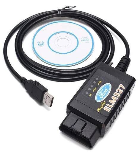USB KABEL DIAGNOSTIKA FORD ELM327 S PŘEPÍNAČEM HS CAN/MS CAN SKLADEM - Auto-moto