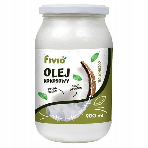 FIVIO Olej Kokosowy Extra Virgin - 900ml