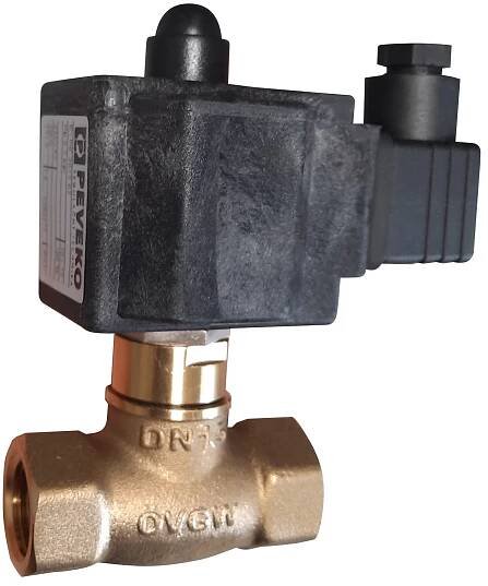 Dvoucestný elektromagnetický ventil PEVEKO EVPE 2015.02 DN 15