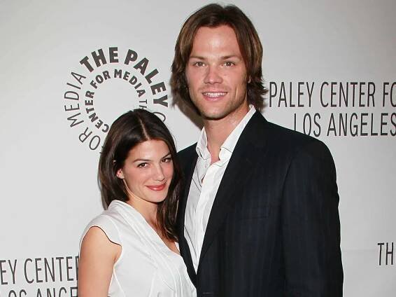 Jared Padalecki (R) and wife actress Genevieve Cortese attend the Paley Center for Media's PaleyFest 2011 event honoring 