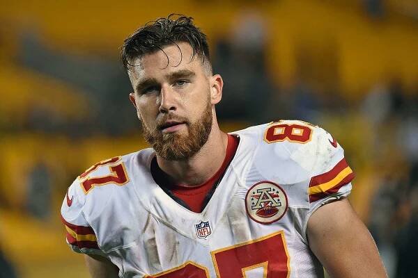 Travis Kelce photographed in Pittsburgh on Oct. 2, 2016