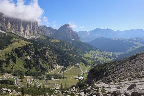 Views of Passo Gardena