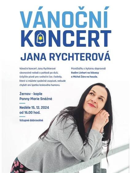 Vánoční koncert Jana Rychterová