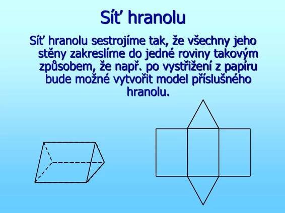 PPT - Kolmé hranoly, jejich objem a povrch PowerPoint Presentation, free download - ID:3754559