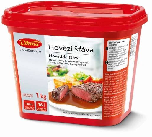 HOVĚZÍ šťáva 1 kg - ORKLA - Vývary, omáčky, koncentráty | JASO