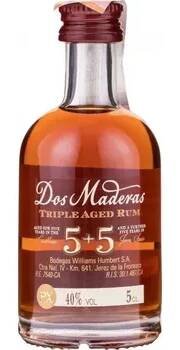 Rum Dos Maderas PX 5y + 5y 40% 0,05 l (holá láhev)