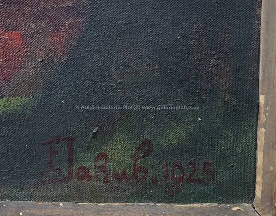 František Jakub / V cikánském ležení - detail aukce « Aukce « Aukční Galerie Platýz