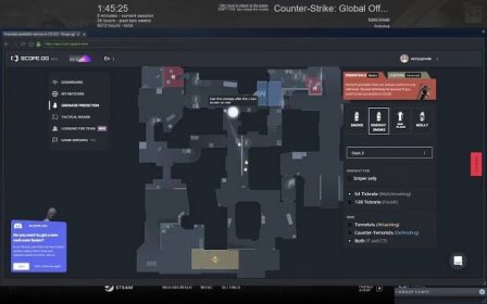 How to watch any grenade line-ups during a match in CS:GO? Guide by SCOPE.GG