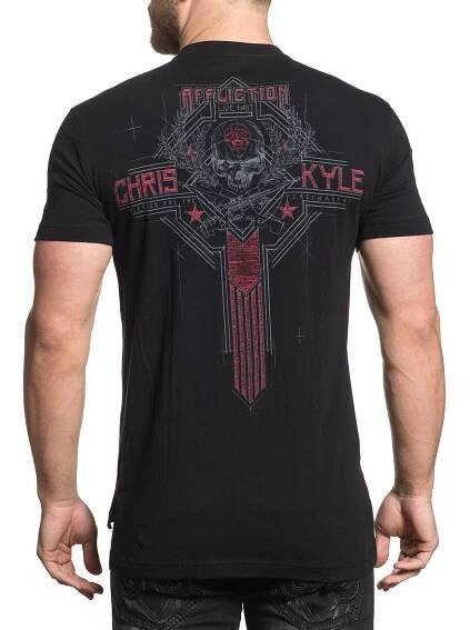 Affliction pánské tričko černé CK BALLISTICA 19434 č.2