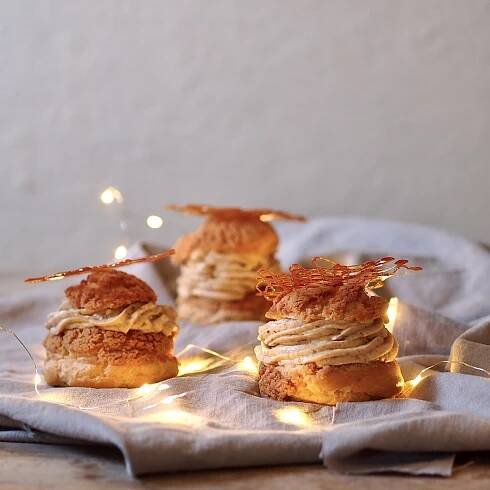 Krokantové Choux au Craquelin – laskominy od maryny