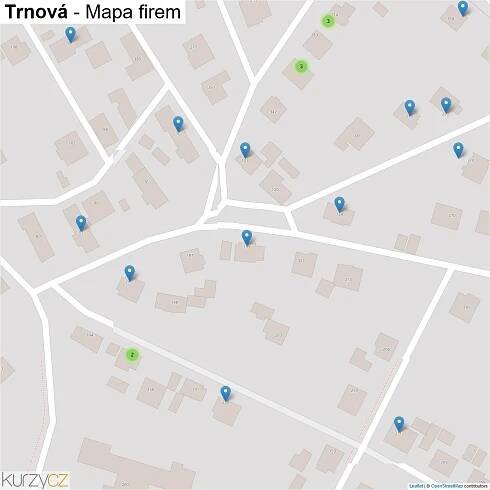 Trnová - mapy | Kurzy.cz