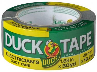 Duck Electrician's Grade 1.88 in. x 30 yd. Silver Duct Tape