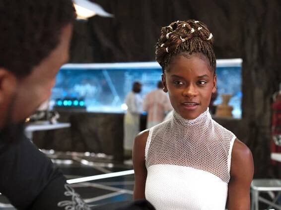 Letitia Wright provokuje na place druhého Black Panthera 1