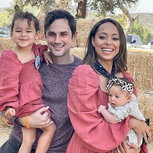 Amber Stevens West Shares Sweet Family Photo from Daughter Ava's Birthday Celebration: 'So Lucky'