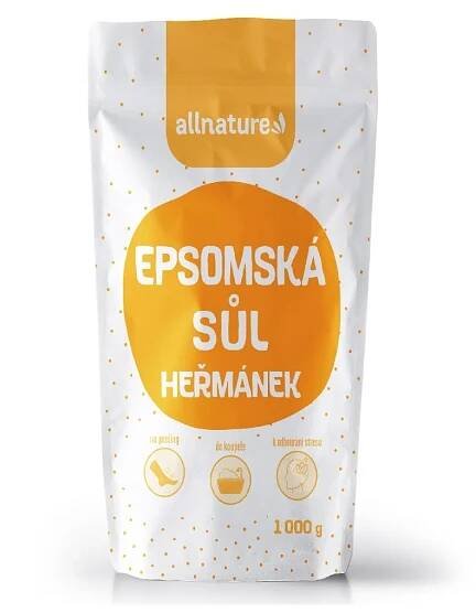 Allnature Epsomská sůl Heřmánek 1000 g