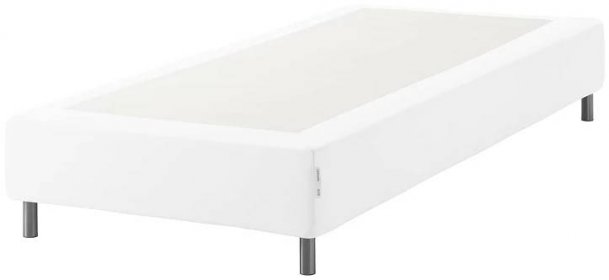 Sprung mattress base with legs, ESPEVÄR, white, 90x200 cm - IKEA