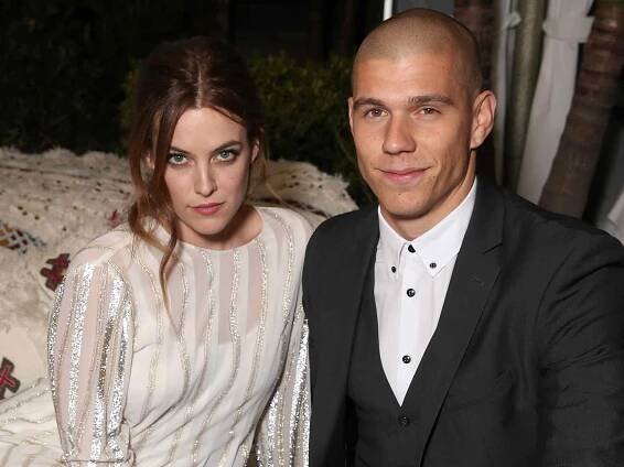 Riley Keough and husband Ben Smith-Petersen attend the Starz Pre-Golden Globe Celebration at Chateau Marmont on January 8, 2016 in Los Angeles, California