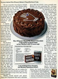 Hershey's classic 'Hand-me-down' chocolate cake recipe (1972) 1